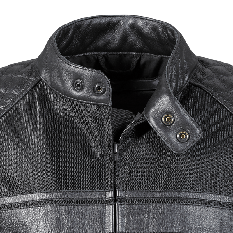 Men's Braddan Mesh Motorcycle Black Jacket Motorcycle Clothing